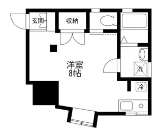 キャナル春日City A【1階】の間取り