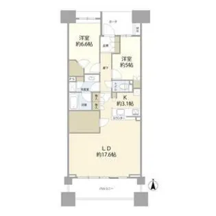 クラッシィハウス辻堂【5階】の間取り