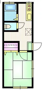 東京都杉並区永福3【アパート】の間取り