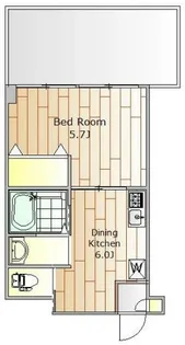 DRホームズ都立大学【1階】の間取り