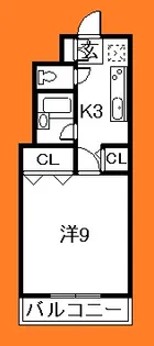 グランビスタ伍番館【2階】の間取り