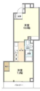 バウムプラッツ【6階】の間取り