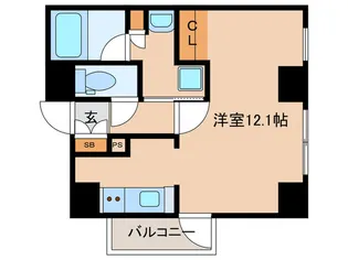 ノヴェル堀江町【4階】の間取り