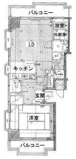 ダイアパレス内房勝山イーストタワー【7階】の間取り
