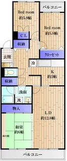 L-commu+PLUS相模大野【1階】の間取り