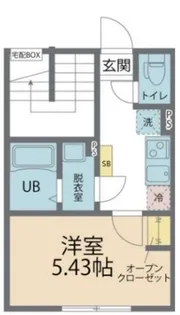 ポーラスター南橋本II【1階】の間取り