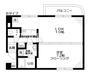 ソレイユほその【2階】の間取り