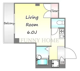 アーバンフレックス烏山【3階】の間取り