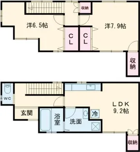 京都府京都市西京区上桂西居町【一戸建】の間取り