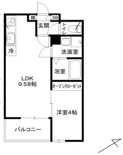 ラフィーノ八乙女【1階】の間取り
