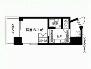 東京都新宿区榎町【マンション】の間取り