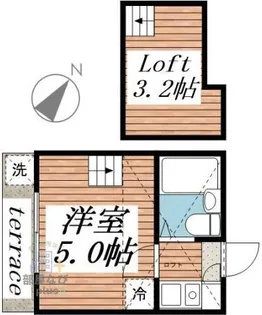 パレス清瀬α【1階】の間取り