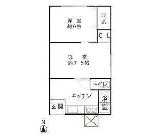 U-HAPPY【2階】の間取り
