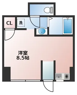 明神マンション2号【1階】の間取り