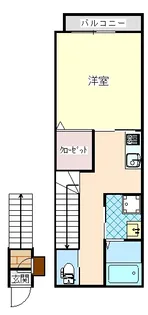 Peace Tall D棟【2階】の間取り