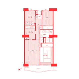 リバーサイド星川【2階】の間取り