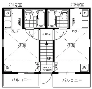 サイレントF【2階】の間取り