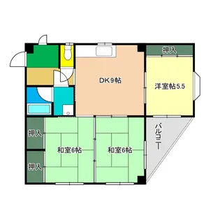 エナール高須【3階】の間取り