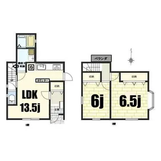 神奈川県横浜市西区伊勢町1【一戸建】の間取り