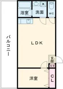 EXENTIA OJI-HONCHO【5階】の間取り
