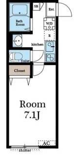 シエロ・ブリランテ【1階】の間取り