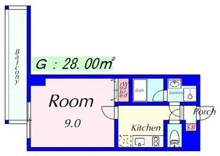 エンゼルプラザeastI【9階】の間取り