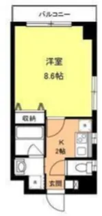 ヴァンクール【4階】の間取り