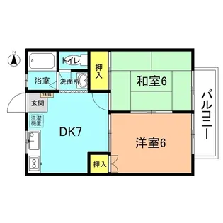 グレイスビュー【2階】の間取り