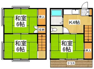 東京都東村山市秋津町2【一戸建】の間取り