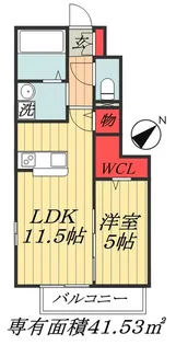 千葉県市川市大和田3【アパート】の間取り