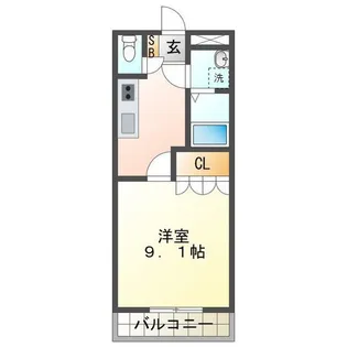 ウエルハウスII【2階】の間取り