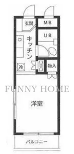 リシェ駒沢公園【2階】の間取り