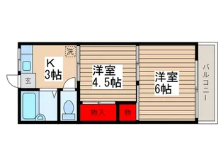 グリンヒル【2階】の間取り