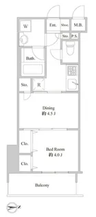 ルクレ東上野レジデンス【7階】の間取り