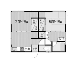 神奈川県川崎市川崎区渡田1【アパート】の間取り
