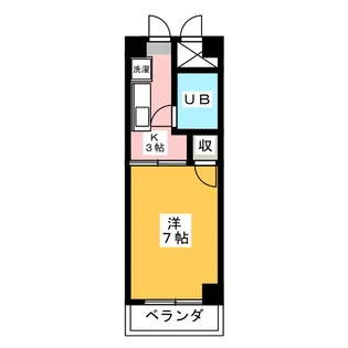 マンション芙蓉【2階】の間取り