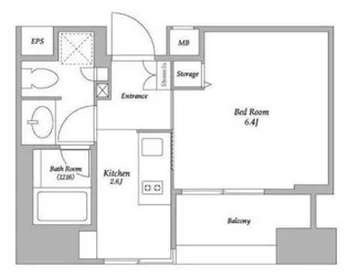 BPRレジデンス蔵前【5階】の間取り
