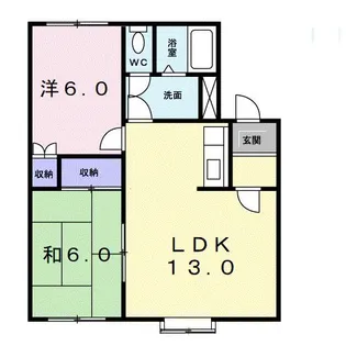 クレストールI【1階】の間取り