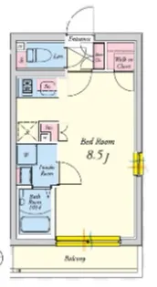 ルネサンスコート三軒茶屋カルム【1階】の間取り