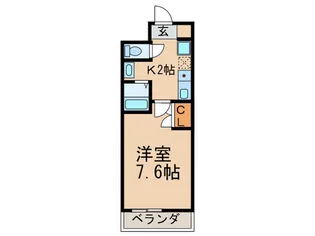 山の手ハウス【2階】の間取り