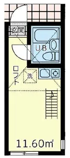 ユナイト片倉町バージニアの杜【2階】の間取り