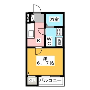 フィローネ高畑【1階】の間取り