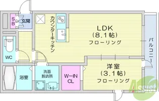 Lucente【2階】の間取り
