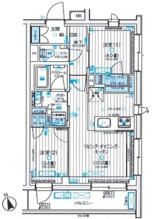 デュオステージ西荻窪II【3階】の間取り