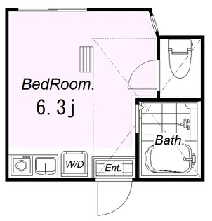ユナイト上星川バーゼル【2階】の間取り