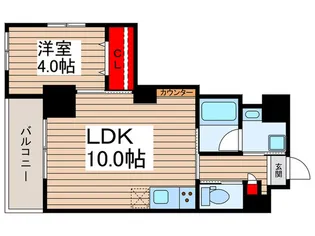 タイガーアパートメント【5階】の間取り