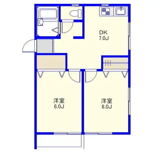 ラークヒルズ【2階】の間取り