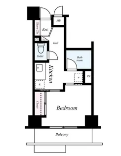 プレステート要町【5階】の間取り