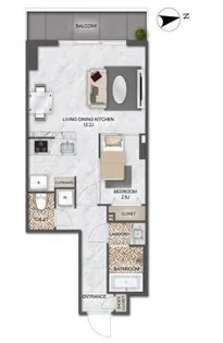 アルファコート亀戸2【3階】の間取り