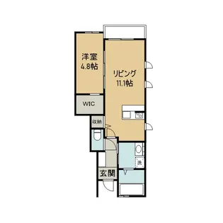 ベルチェリーY【1階】の間取り